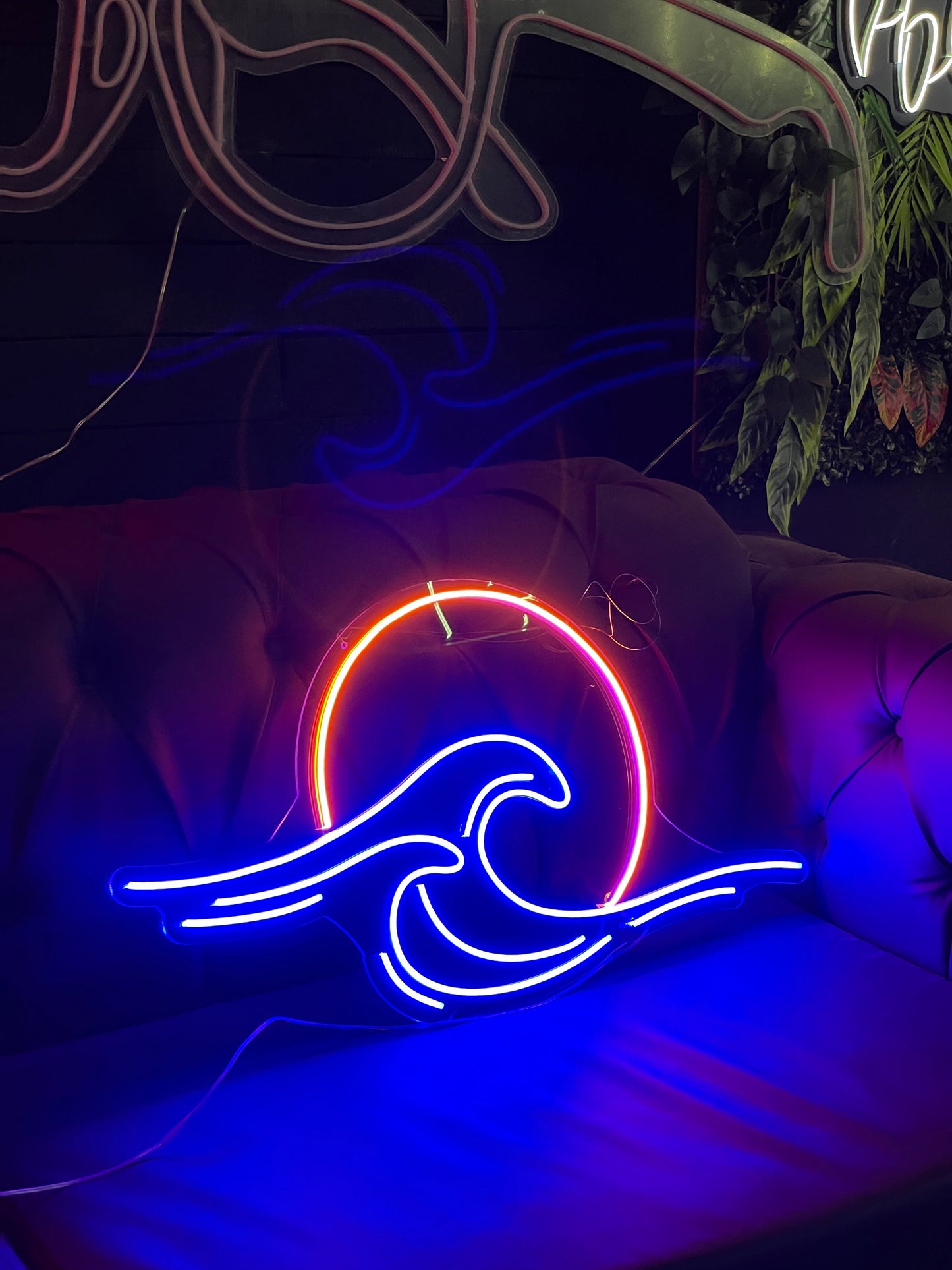 Soothing Wave Neon Dekor
