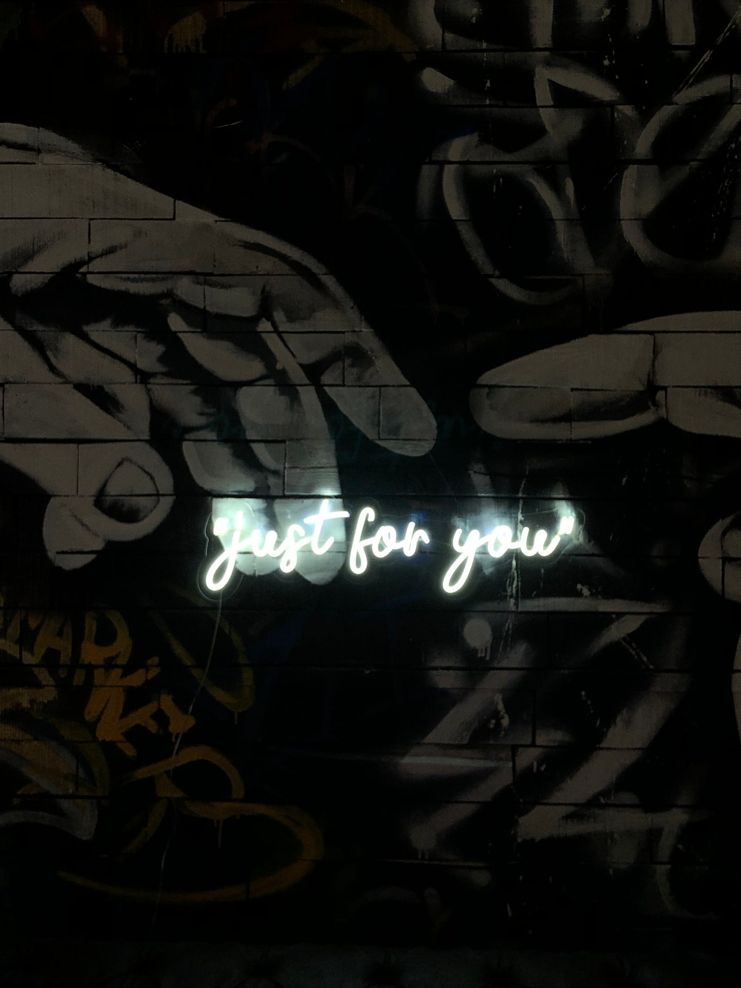 “Just for You” Custom Neon Dekor