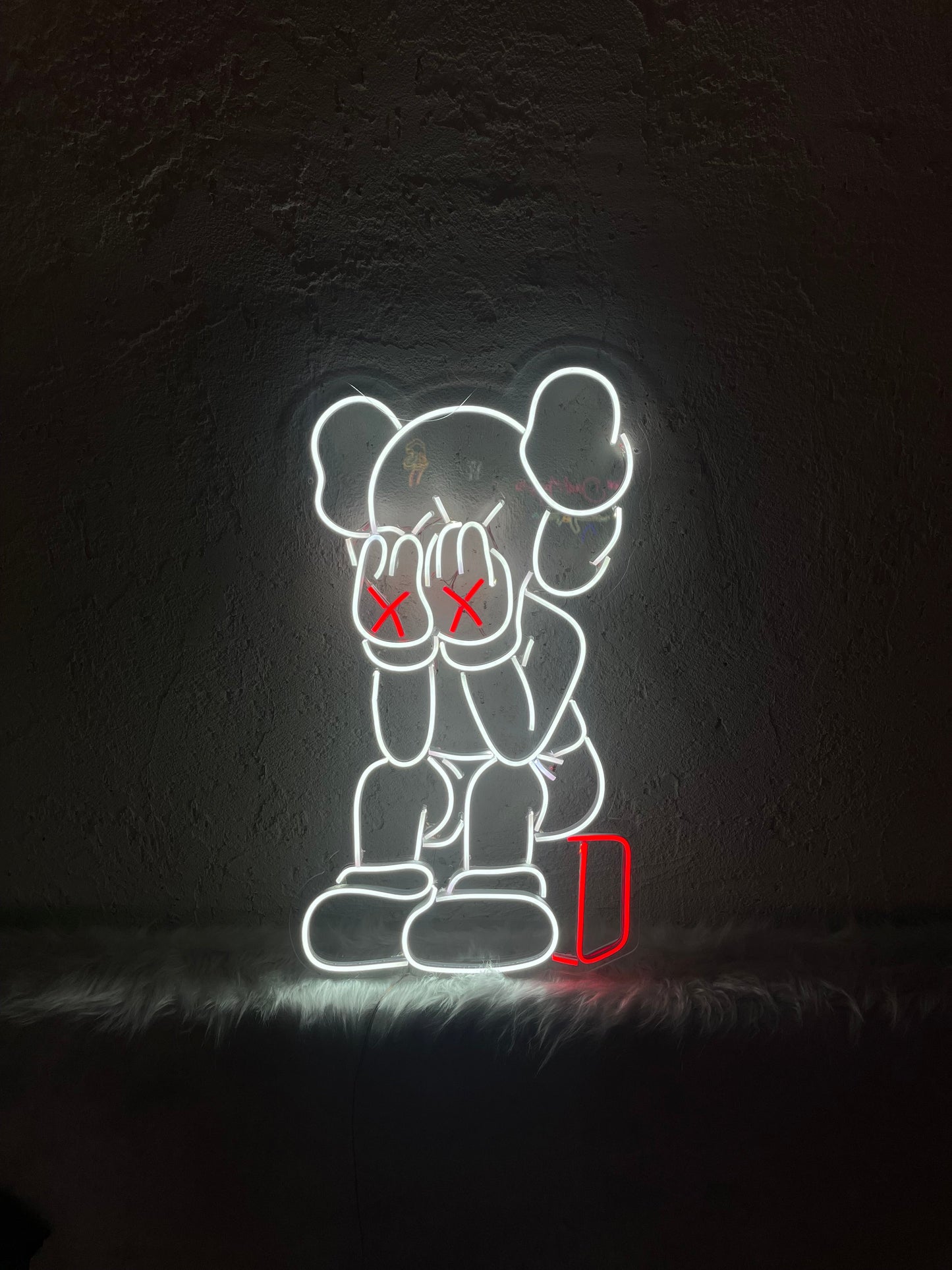 Playful Bear Neon Dekor