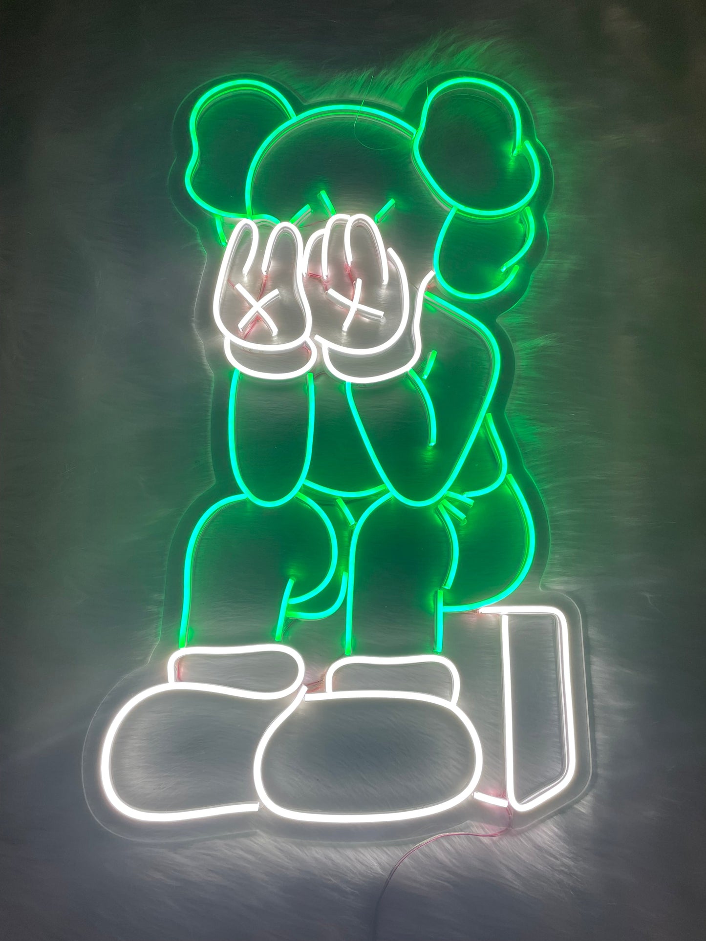 Playful Bear Neon Dekor