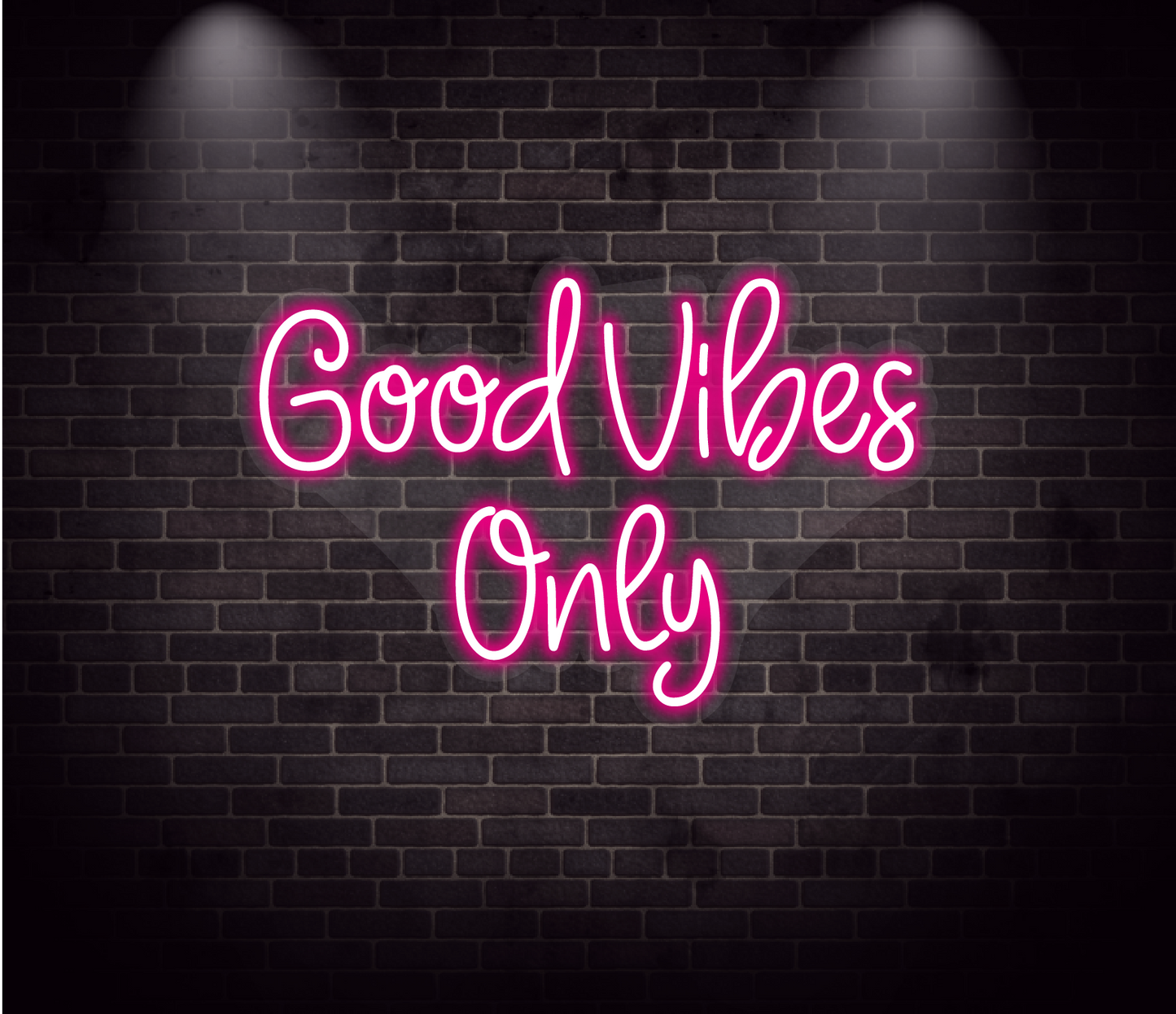 Good Vibes Only Neon Tabela