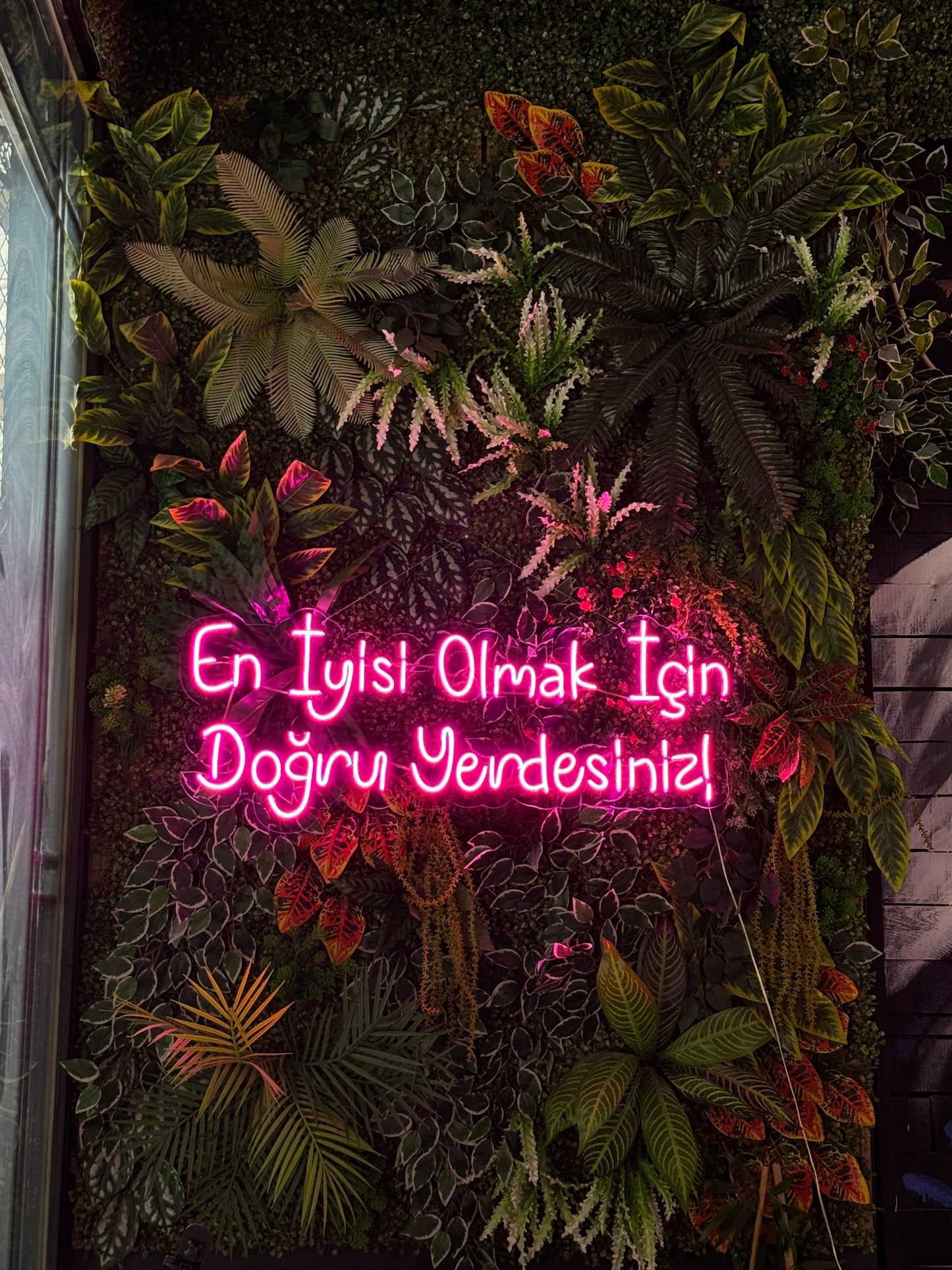 En İyisi Olmak İçin Doğru Yerdesiniz - Neon Tabela