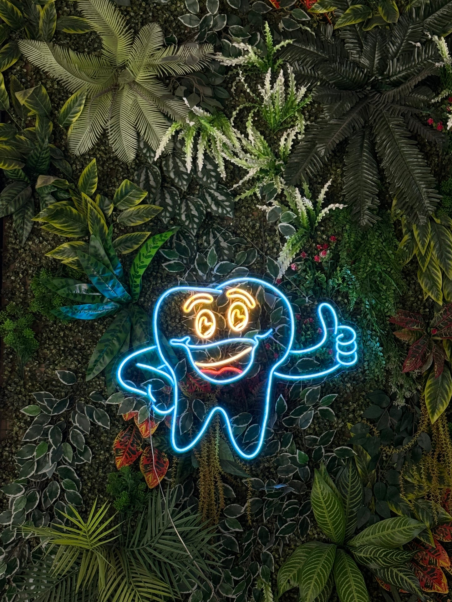 Gülümseyen Diş - Diş Hekimi Neon Tabela