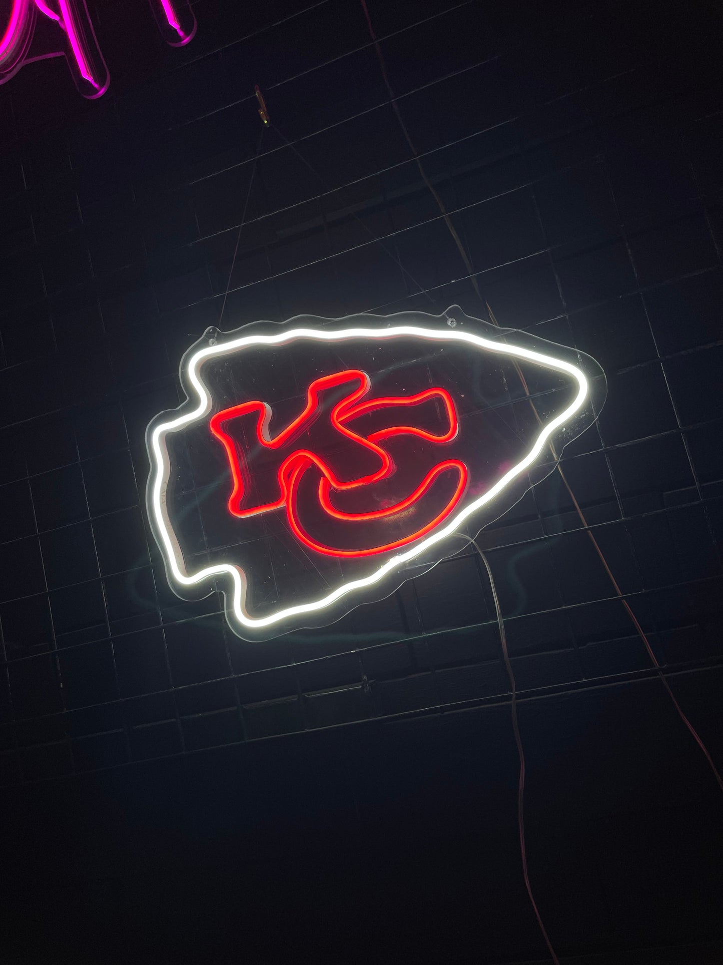 Kansas City Logo Neon Dekor