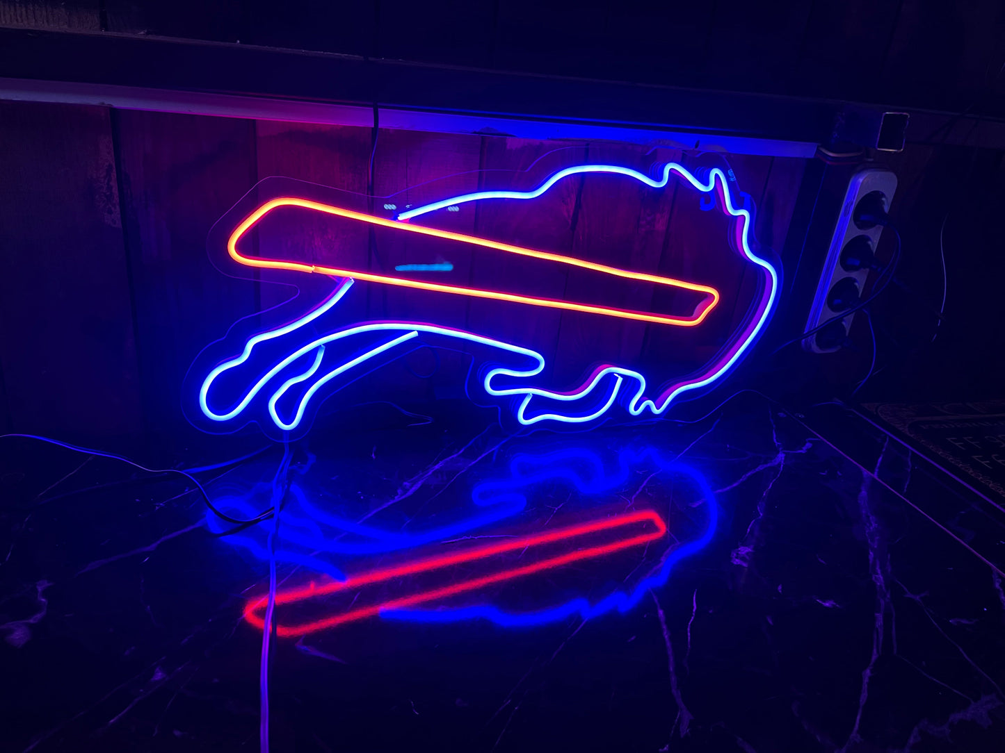 Buffalo Bills Logo Neon Dekor