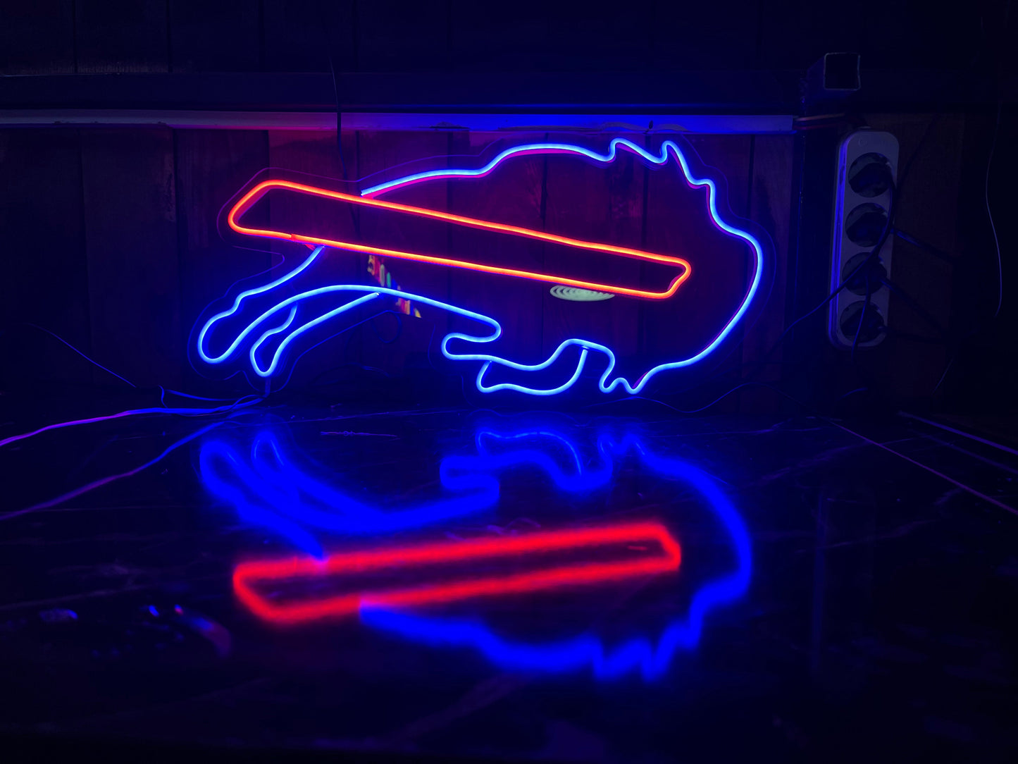 Buffalo Bills Logo Neon Dekor