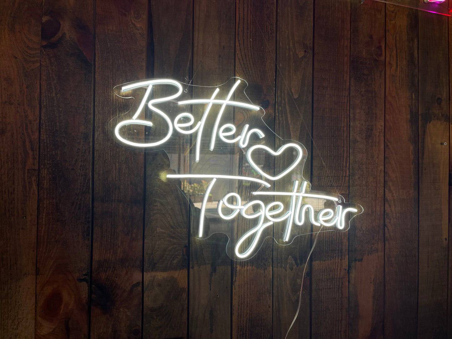 Better Together Neon Dekor