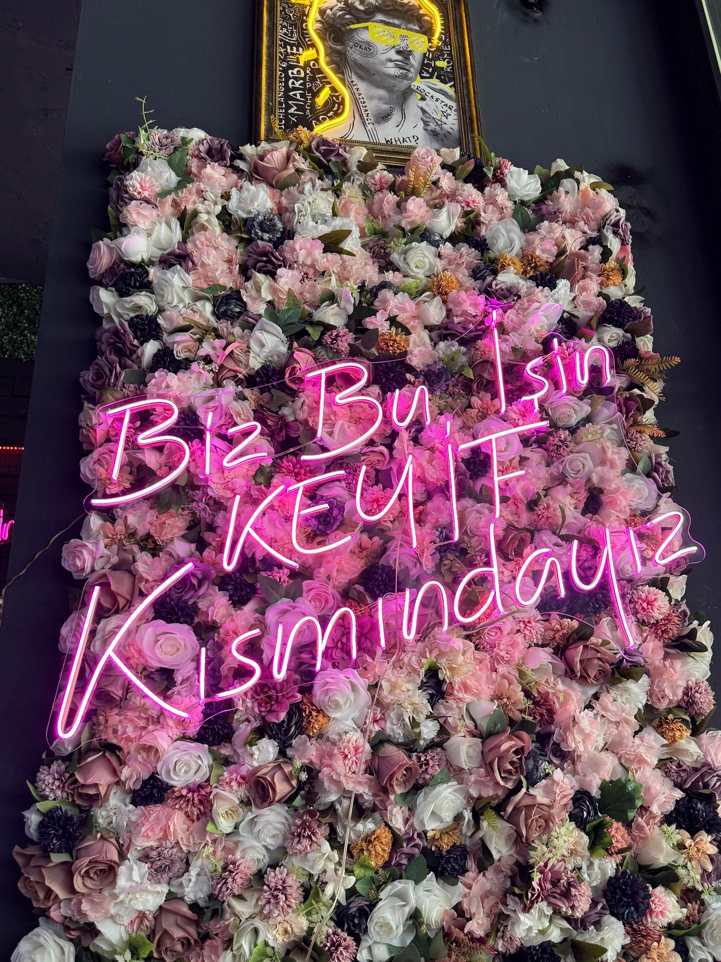 Biz Bu İşin KEYİF Kısmındayız Neon Tabela
