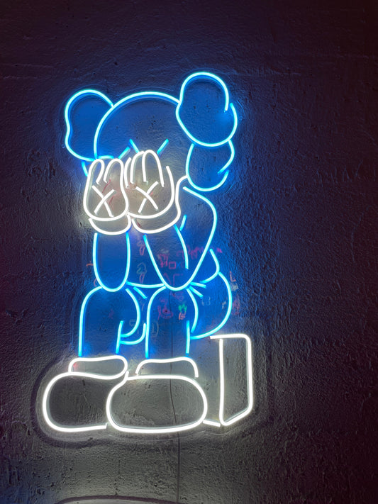 Playful Bear Neon Dekor