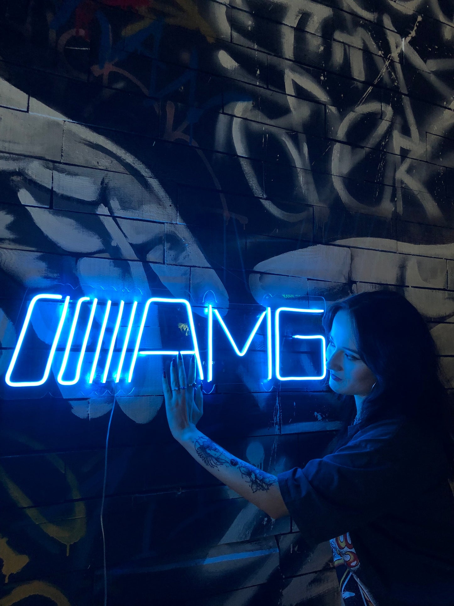 AMG Mercedes Neon Dekor