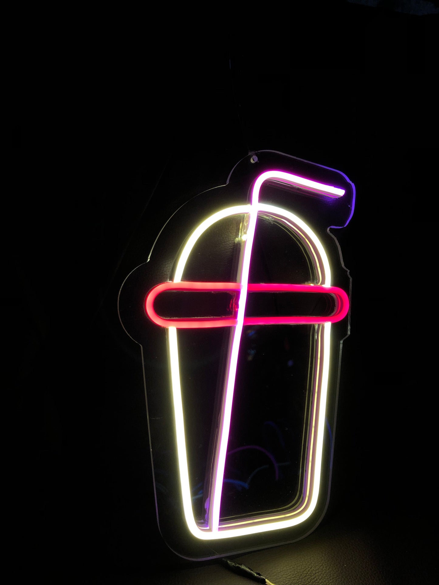 Neon Glow Kokteyl Bardağı Dekor
