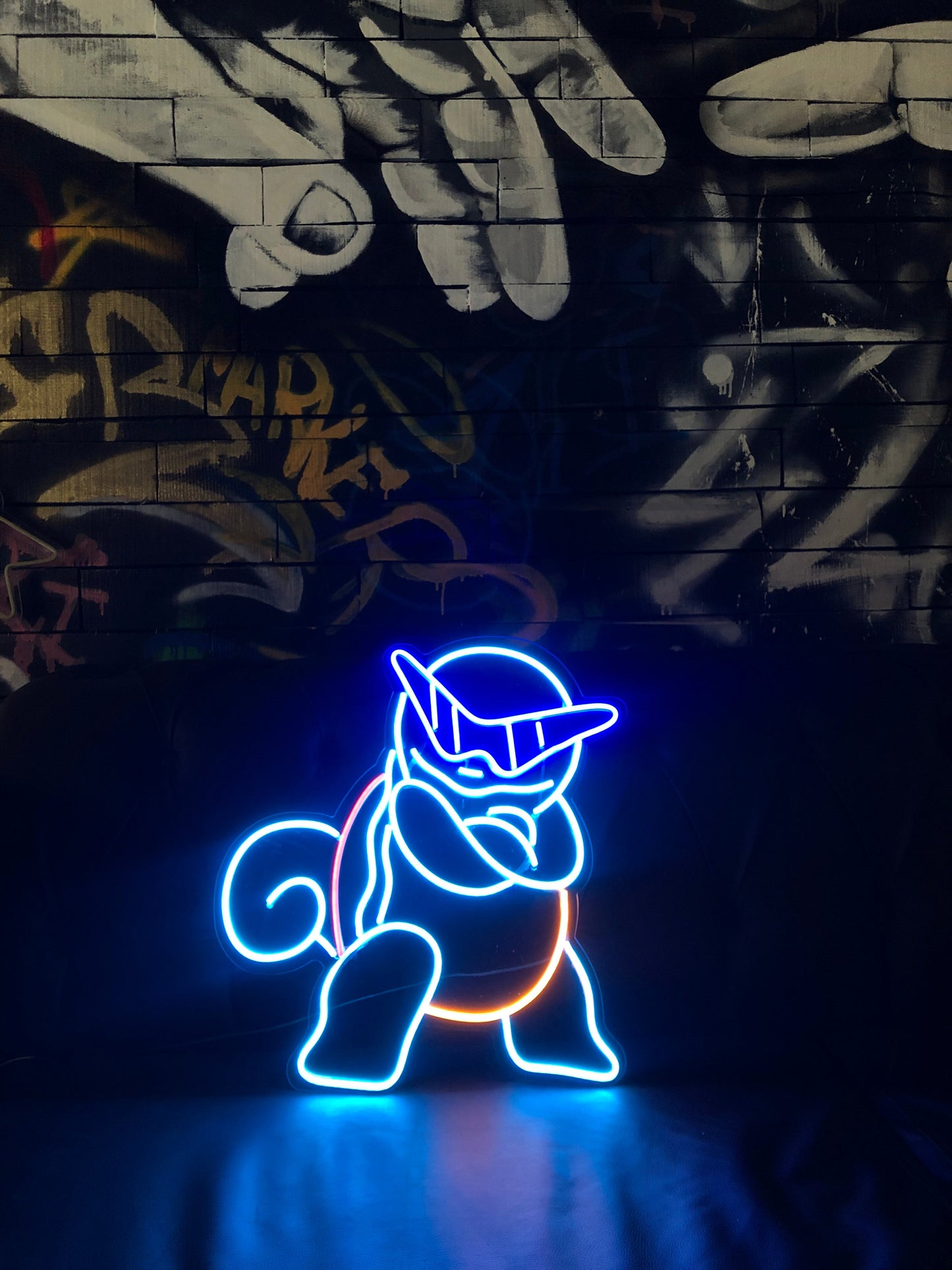 Retro Squirtle Neon Light Dekor