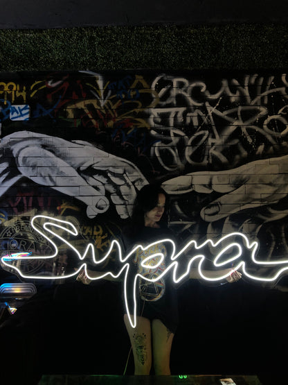 Supra Car Logo Neon Dekor
