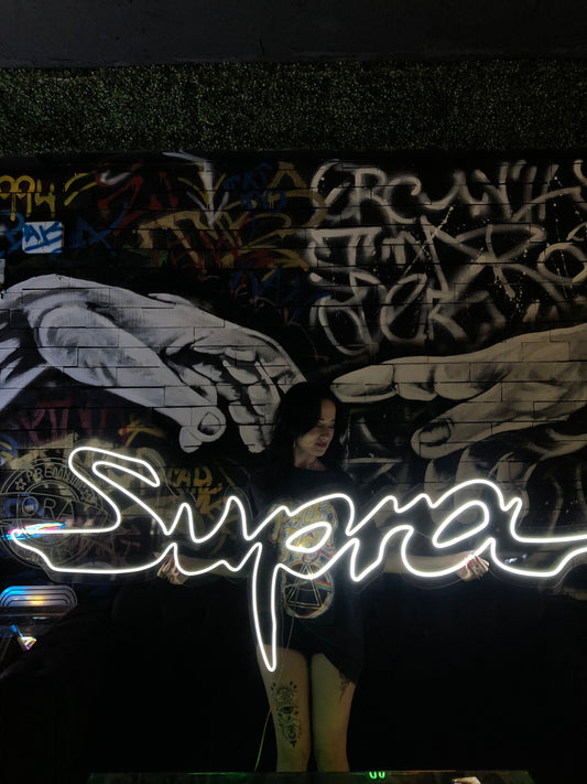 Supra Car Logo Neon Dekor