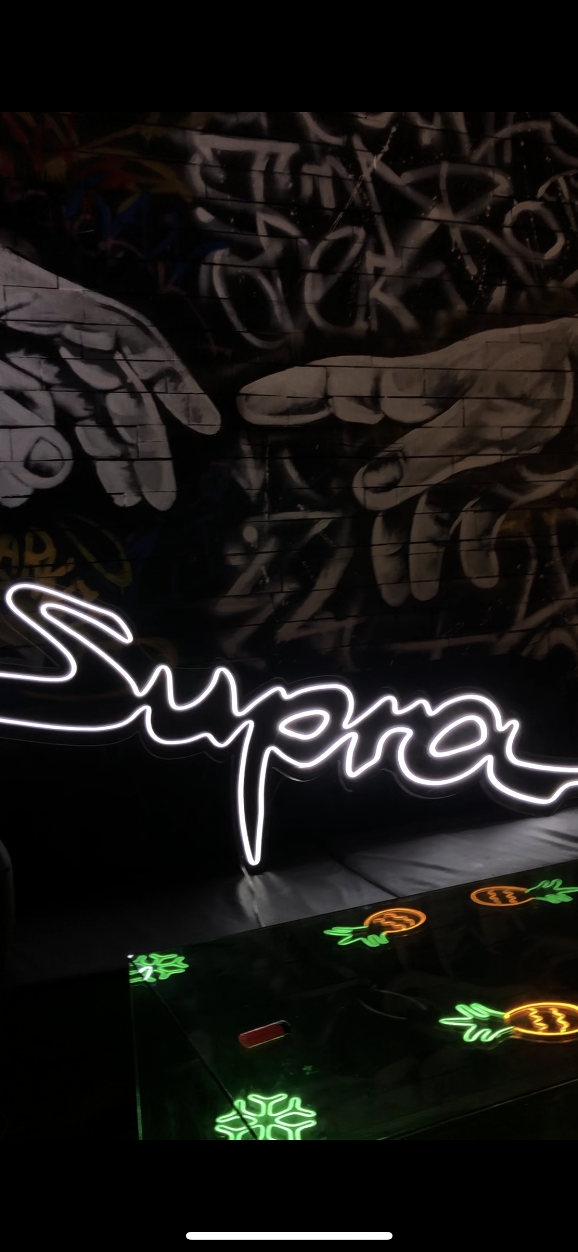 Supra Car Logo Neon Dekor