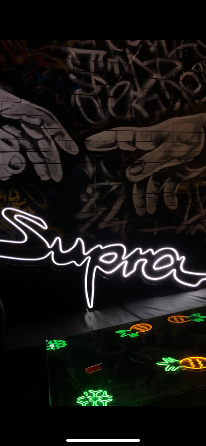 Supra Car Logo Neon Dekor