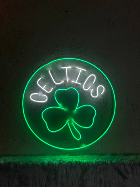 Shamrock Pride Neon Celtics Dekor