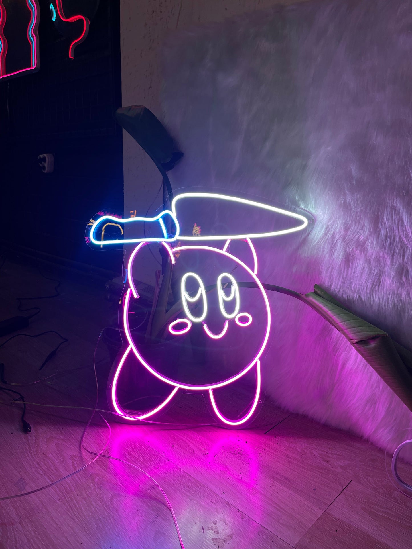 Kirby Dreamland Neon Dekor