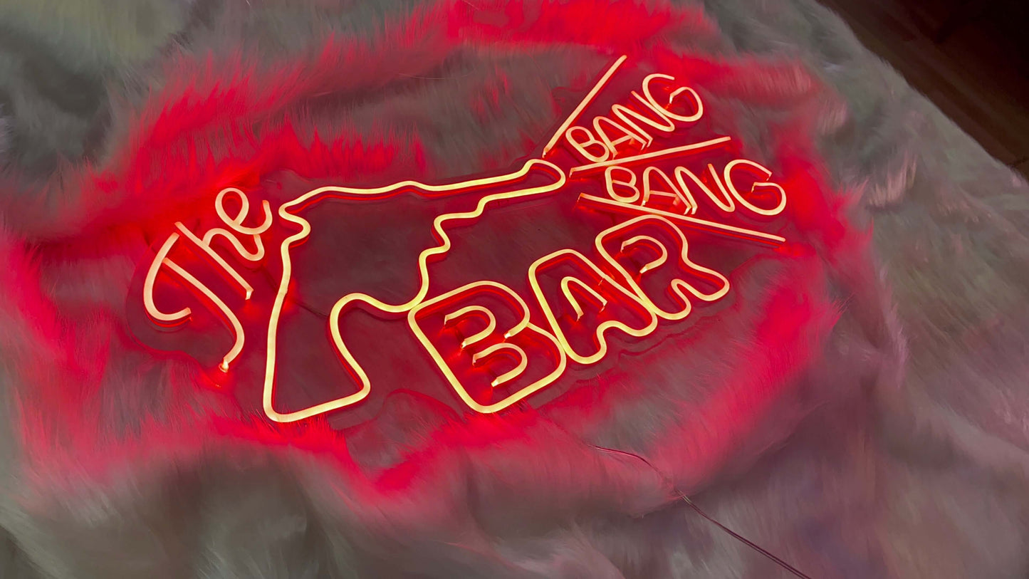 The Bang Bang Bar Neon Dekor