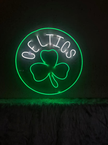 Shamrock Pride Neon Celtics Dekor