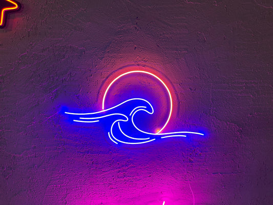 Soothing Wave Neon Dekor