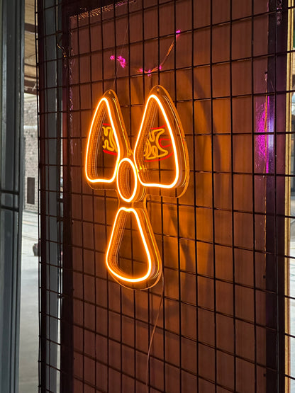 Nuclear Symbol Neon Dekor