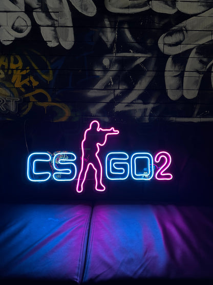 CS:GO Inspired Neon Dekor