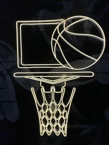 Slam Dunk Basketball Neon Dekor