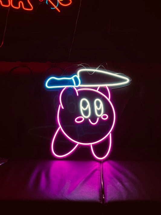 Kirby Dreamland Neon Dekor