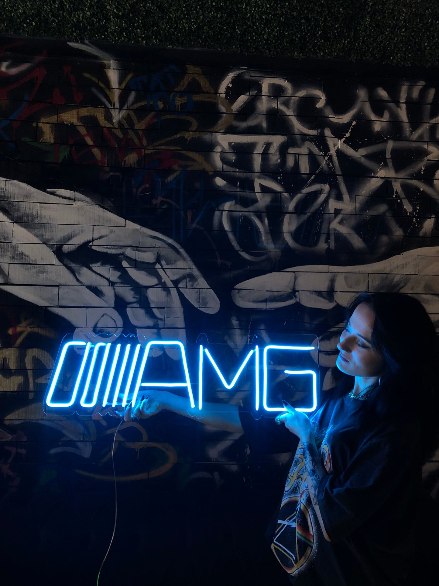 AMG Mercedes Neon Dekor