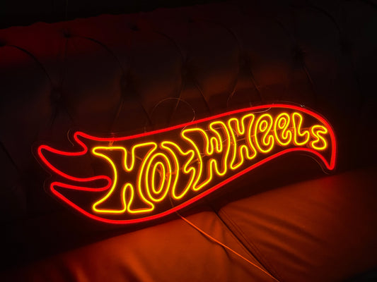 Classic Hot Wheels Neon Dekor