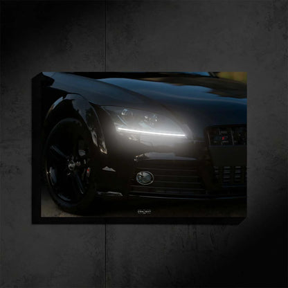 Audi TTS noir NEON Poster