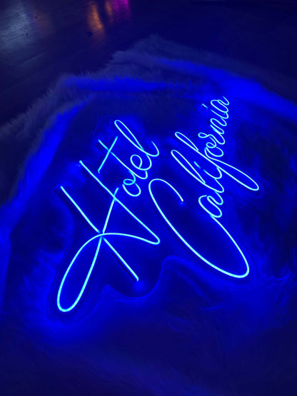 Hotel California Neon Dekor