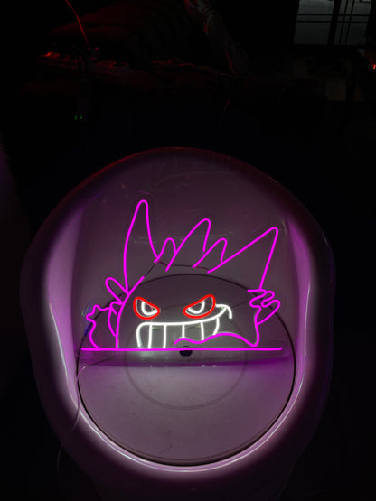 Gengar’s Haunting Glow Neon Dekor