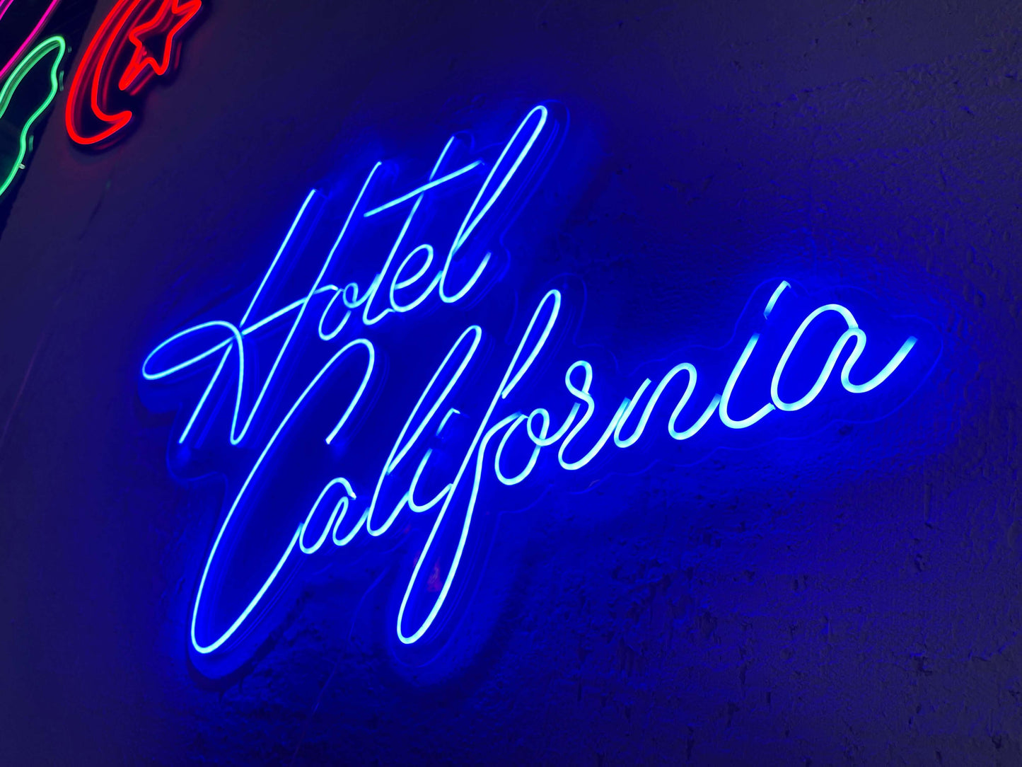 Hotel California Neon Dekor