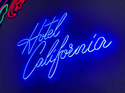 Hotel California Neon Dekor