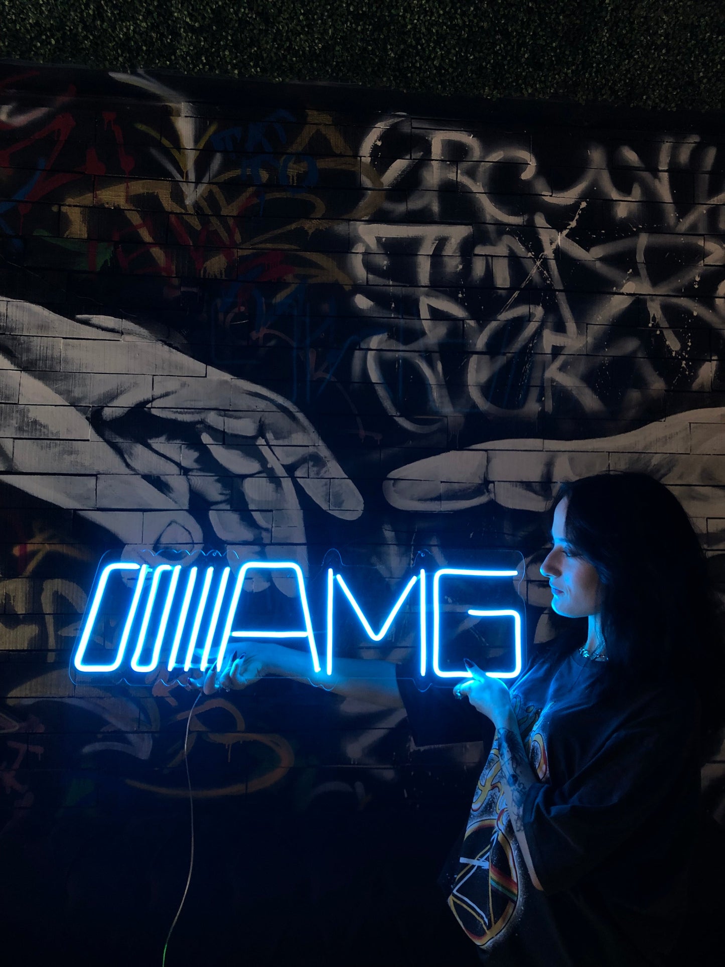 AMG Mercedes Neon Dekor
