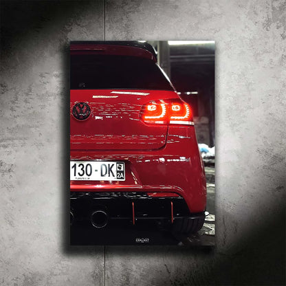 Volkswagen Golf 6R NEON Poster
