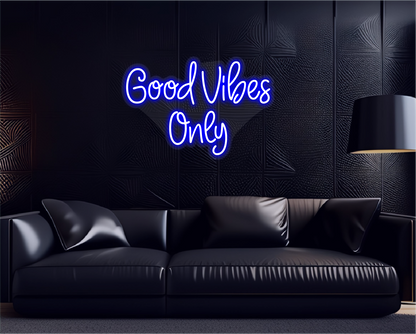 Good Vibes Only Neon Tabela