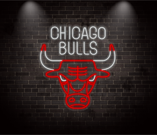 Chicago Bulls Neon Dekor