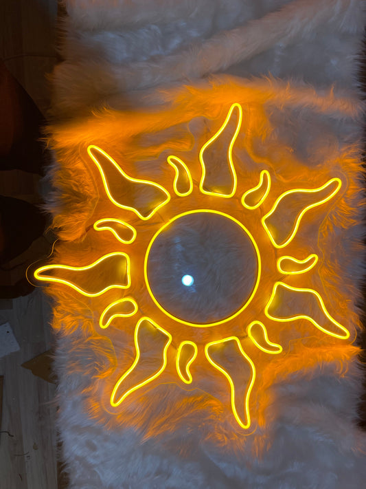 Güneş Neon Dekor