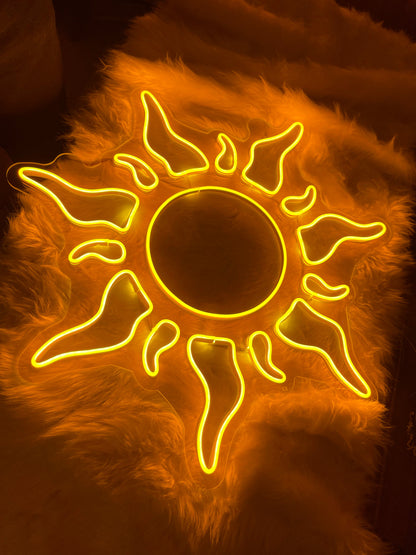 Güneş Neon Dekor