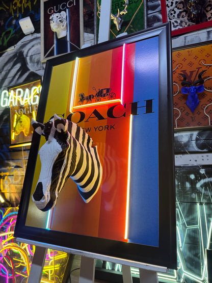 Coach Consept 3D Neon Tablo