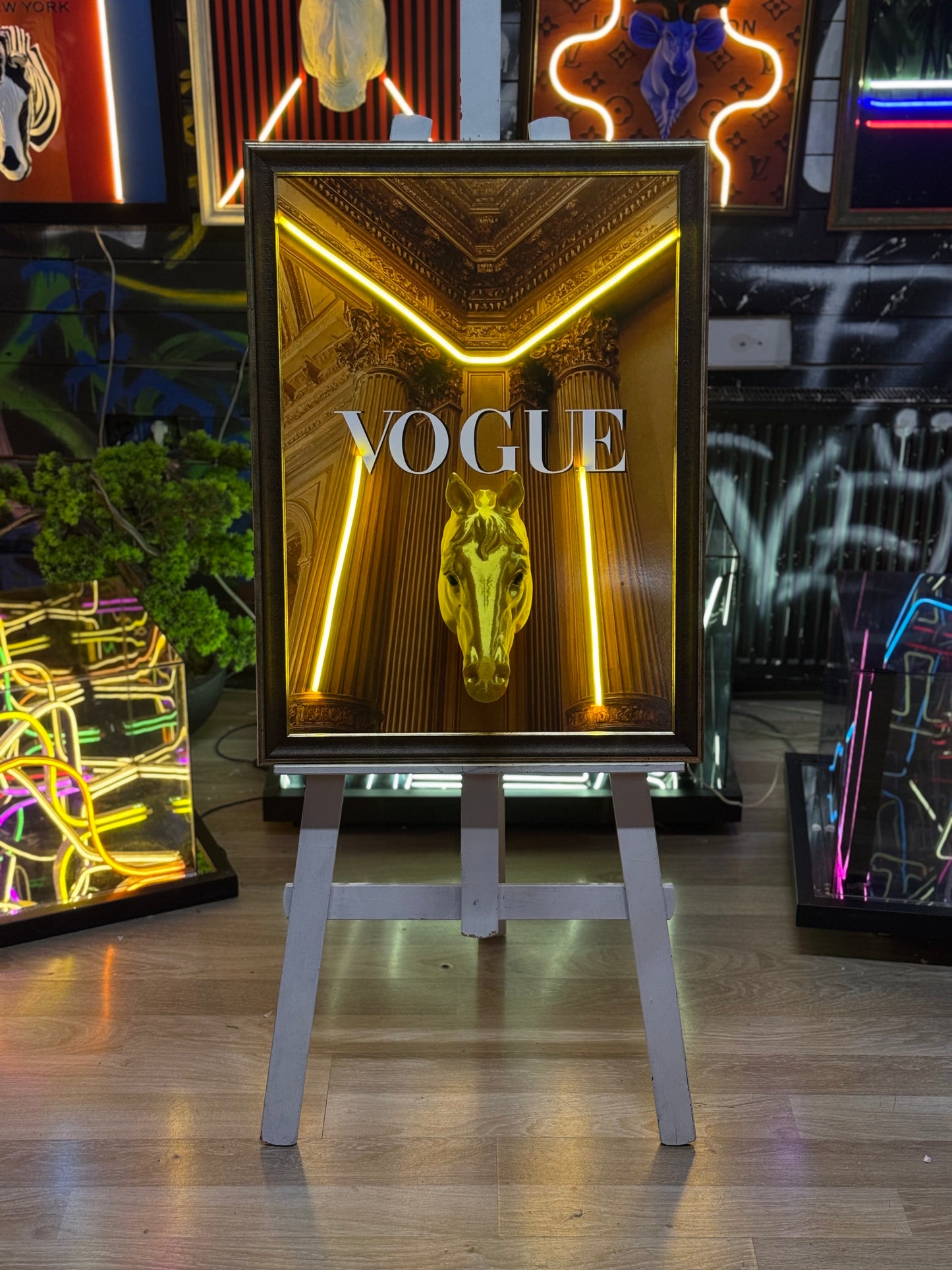 Vogue Consept 3D Neon Tablo