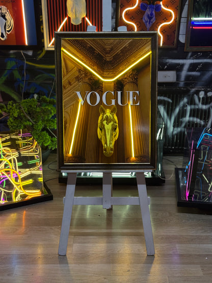 Vogue Consept 3D Neon Tablo