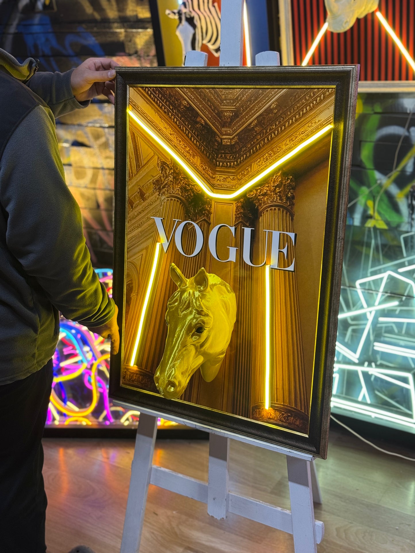 Vogue Consept 3D Neon Tablo