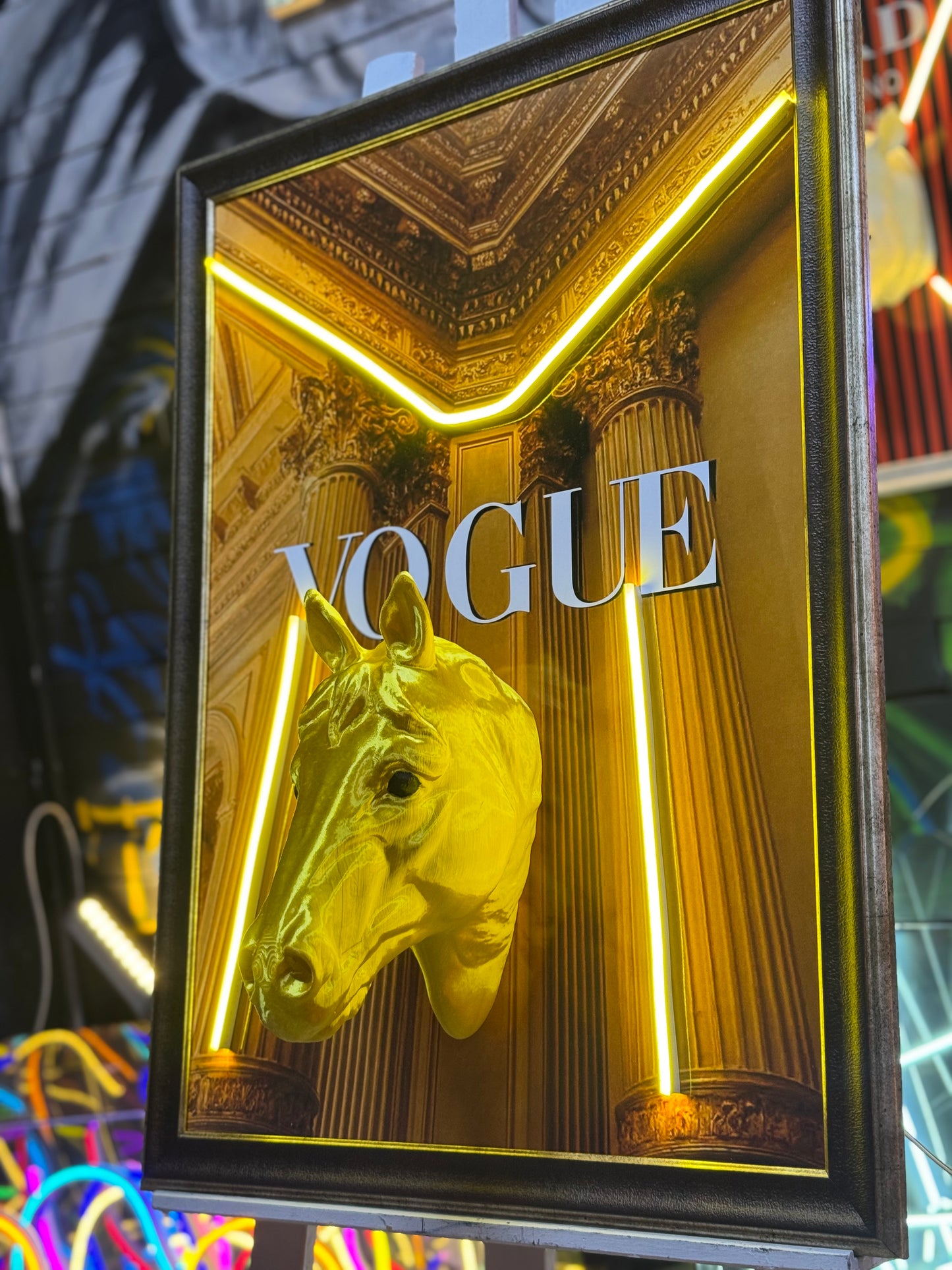 Vogue Consept 3D Neon Tablo