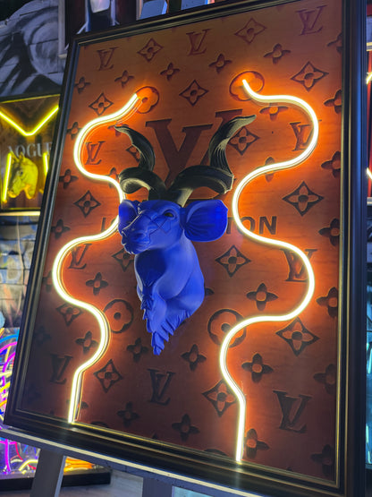 Louis Vuitton Consept 3D Neon Tablo