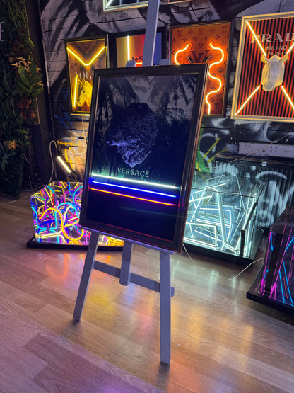 Versace Consept 3D Neon Tablo