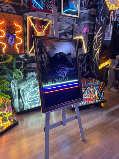 Versace Consept 3D Neon Tablo